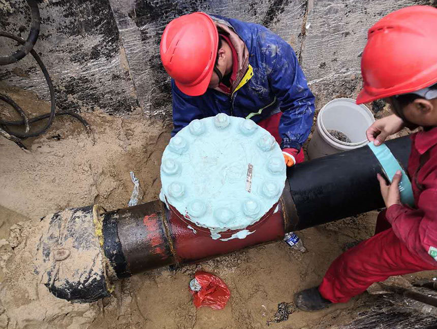 粘弹体膏防腐施工